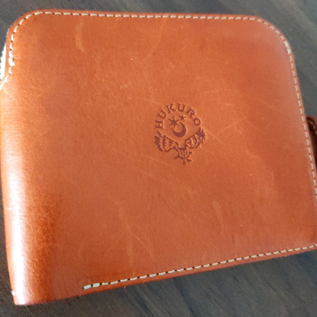 栃木レザー HUKURO 大きく開く小さな財布 二つ折り財布 牛革 小さい財布 6