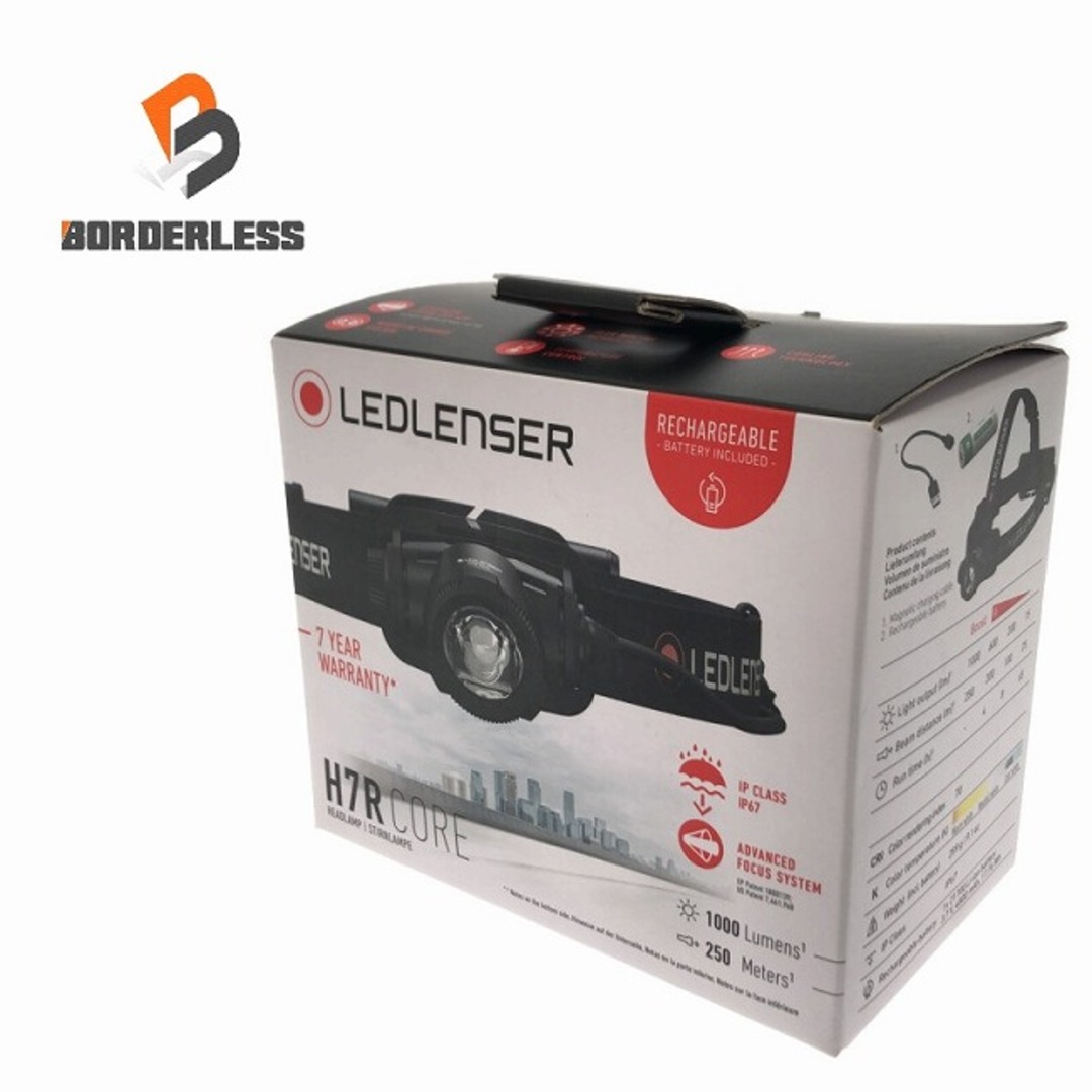 ☆未使用品☆LEDLENSER レッドレンザー ヘッドライト H7R CORE 最大1000ルーメン 作業ライト 現場ライト 77633 |  フリマアプリ ラクマ