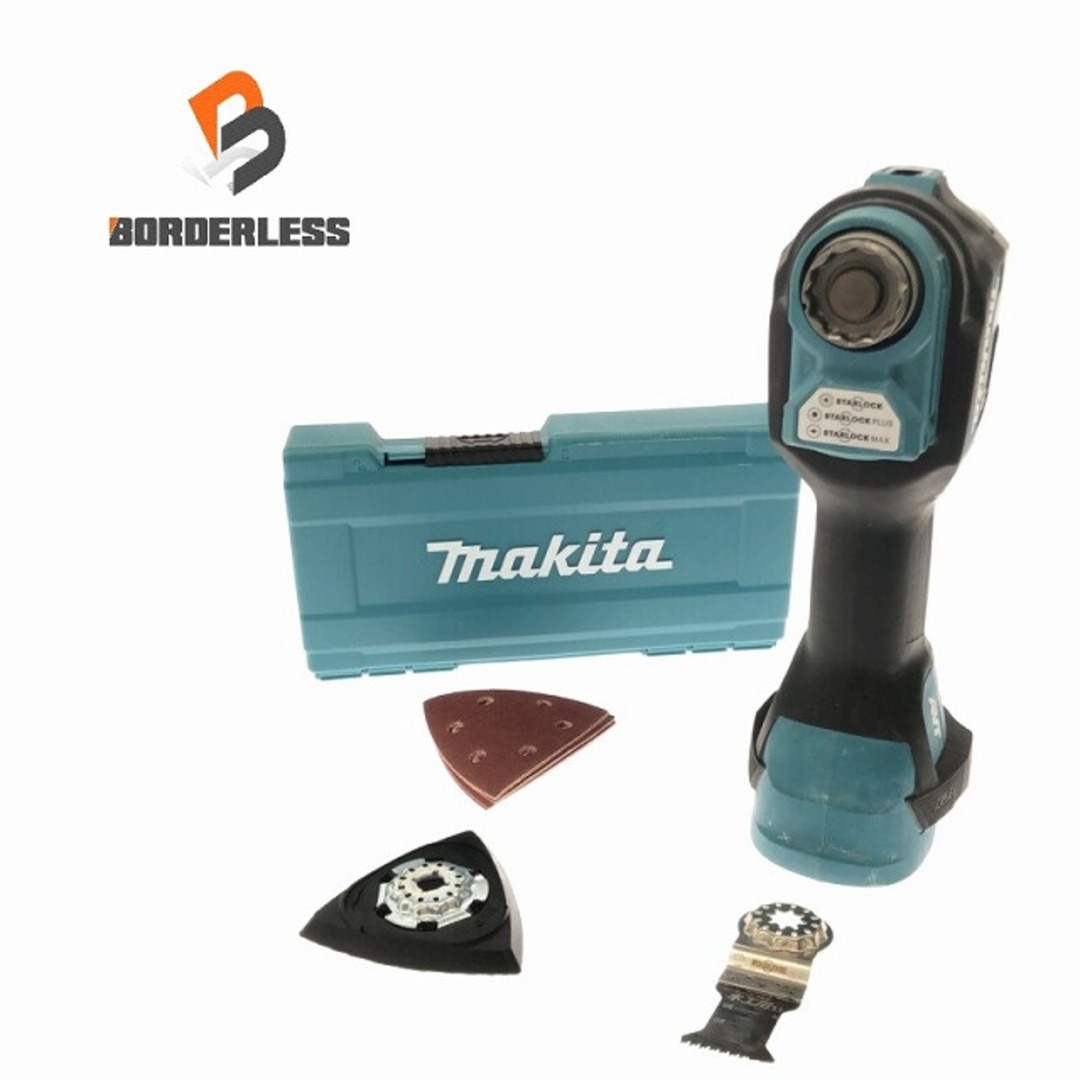 ☆美品☆makita マキタ 18V 充電式マルチツール TM52DZ 本体+アタッチメントケース 電動工具 多目的 77666