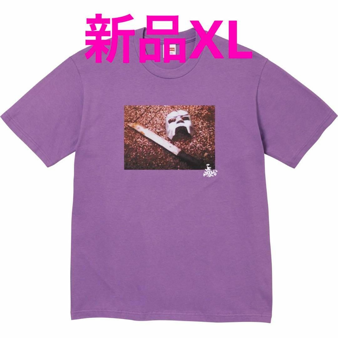 メンズ新品希少 Supreme Mf Doom Tee Dusty Purple