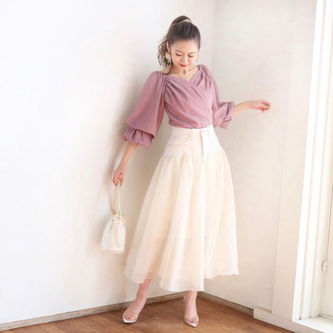 ROYAL PARTY ❤︎ スフレブラウス❤︎ホワイト
