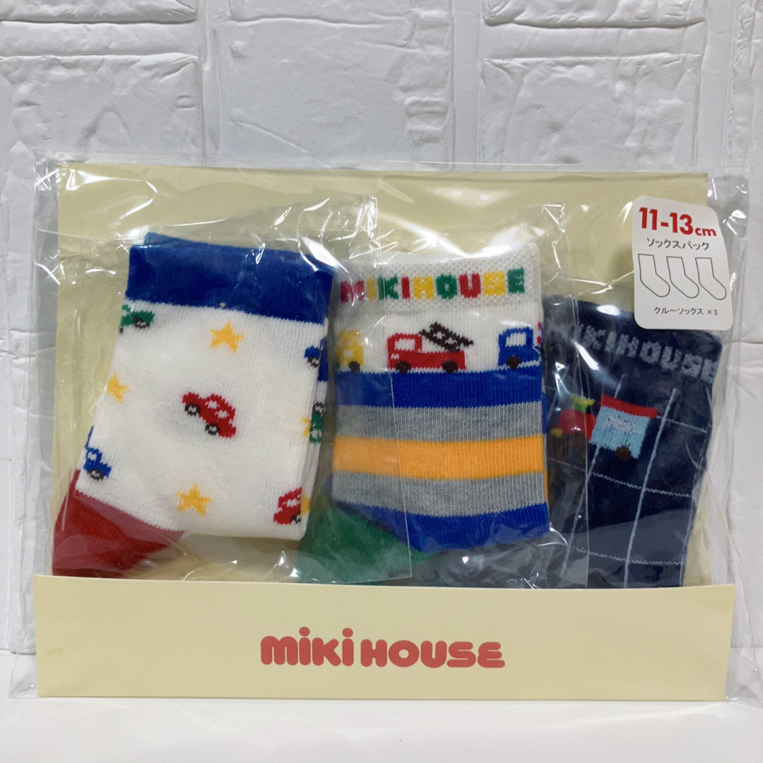 mikihouse(ミキハウス)の(新品)ミキハウス大人気靴下ソックスパック11-13cm キッズ/ベビー/マタニティのこども用ファッション小物(靴下/タイツ)の商品写真