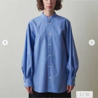 スティーブンアラン(steven alan)のCOTTON STAND COLLAR SHIRT(シャツ/ブラウス(長袖/七分))