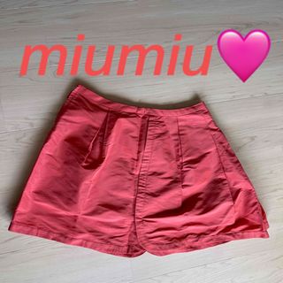 ミュウミュウ(miumiu)のmiumiu スカート (ミニスカート)