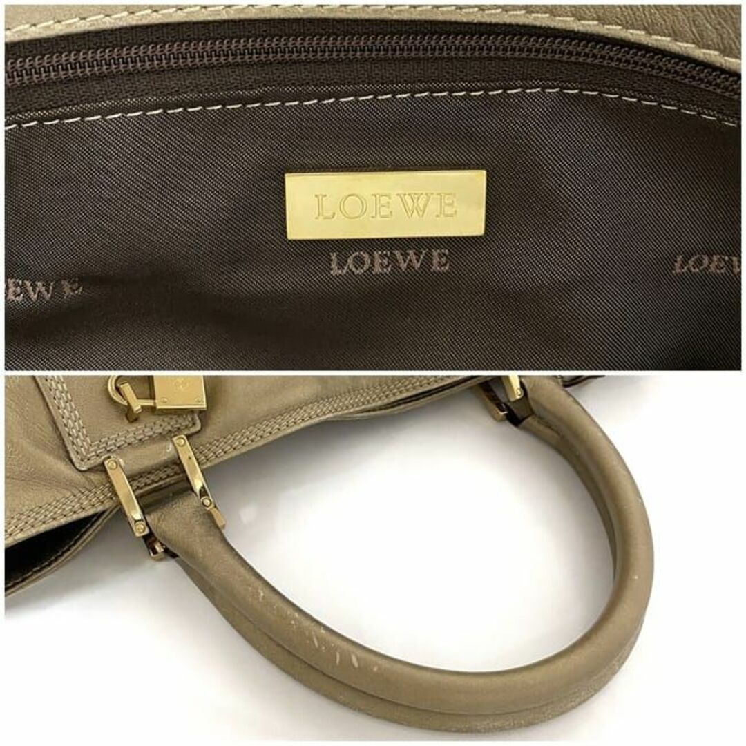 LOEWE - ロエベ ハンドバッグ ゴールド アナグラム 美品 鍵の通販 by