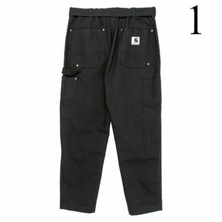 1  Sacai Carhartt WIP Canvas Pants　黒(ワークパンツ/カーゴパンツ)