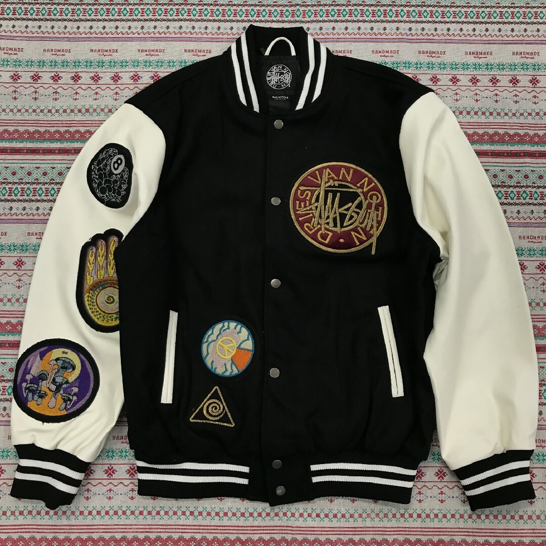 STUSSY DRIES VAN NOTEN VARSITY JACKET