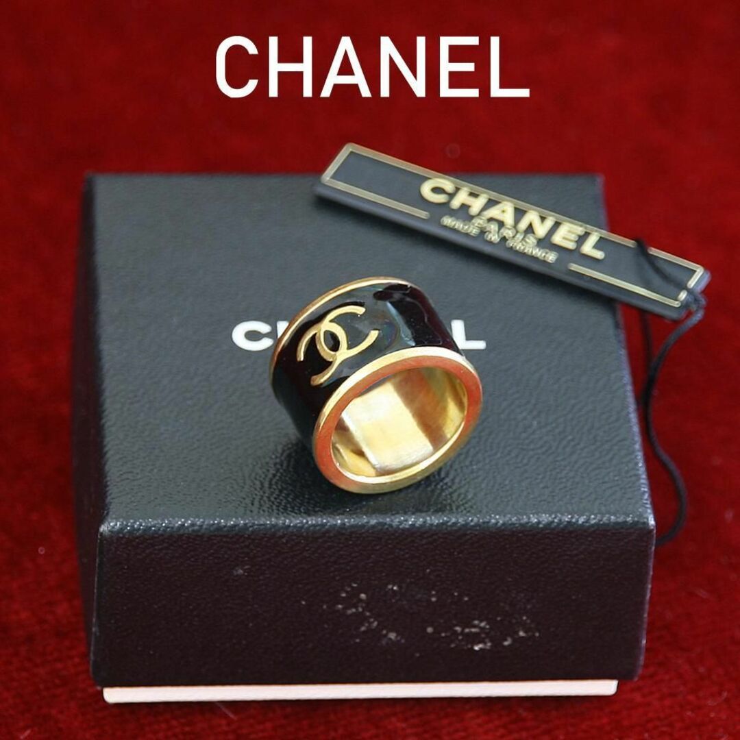 CHANEL(シャネル)のCHANEL シャネル 指輪 ハート ココマーク ・箱付　約12号 レディースのアクセサリー(リング(指輪))の商品写真