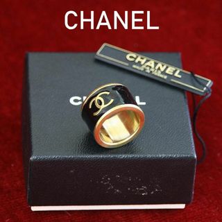 CHANEL ボリュームリング ココマーク ハート リバーシブル リング-