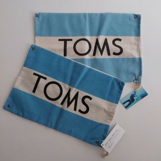 トムズ(TOMS)の【新品未使用】 TOMS トムス シューズ袋 靴袋 2点セット タグ付き(ショップ袋)