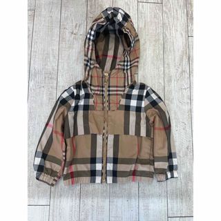 バーバリー(BURBERRY)の★バーバリー★ロンドンイングランド★フードジャケット★チェック★綿★キッズ(ジャケット/上着)