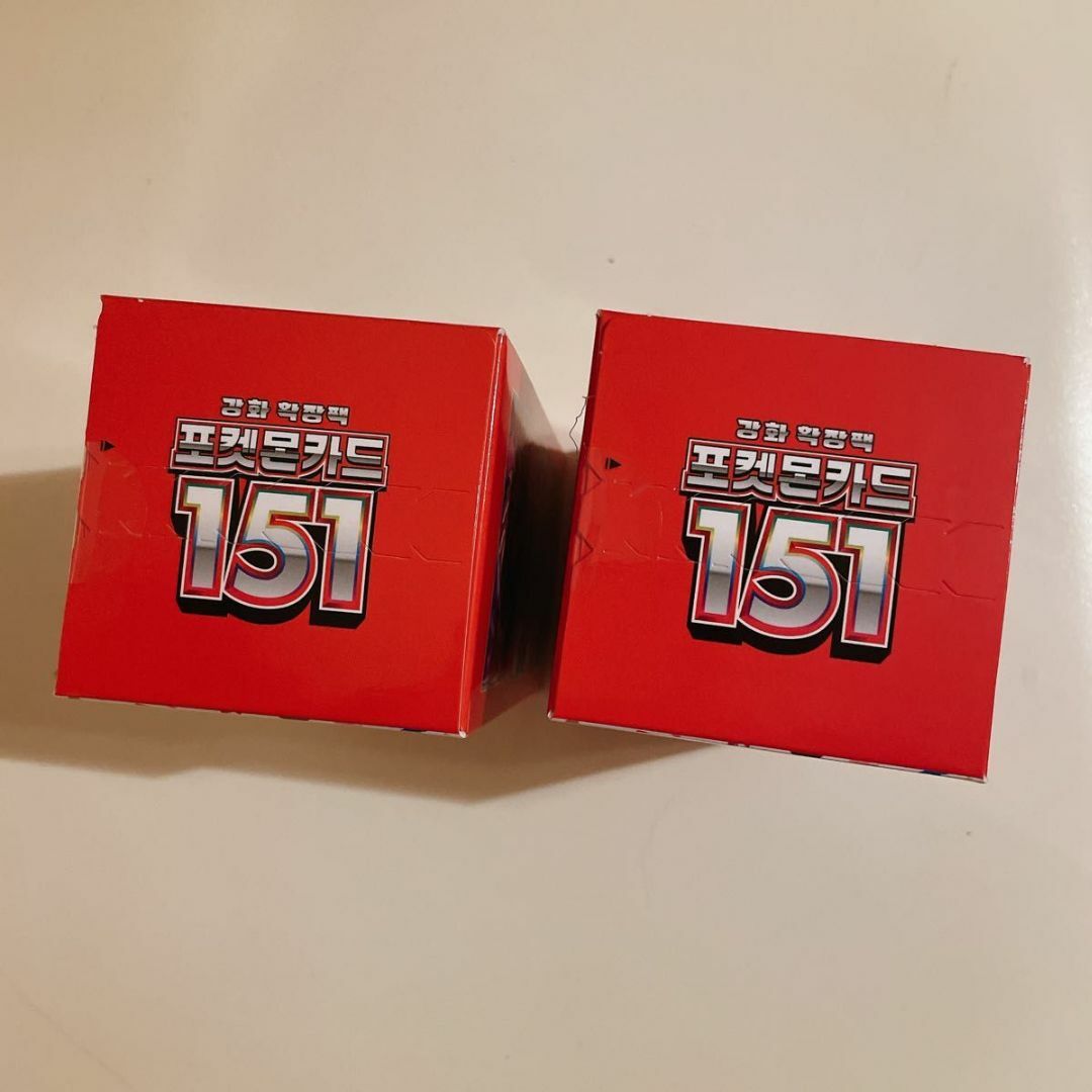 【新品未開封】 韓国版 ポケモンカード151 box 海外版