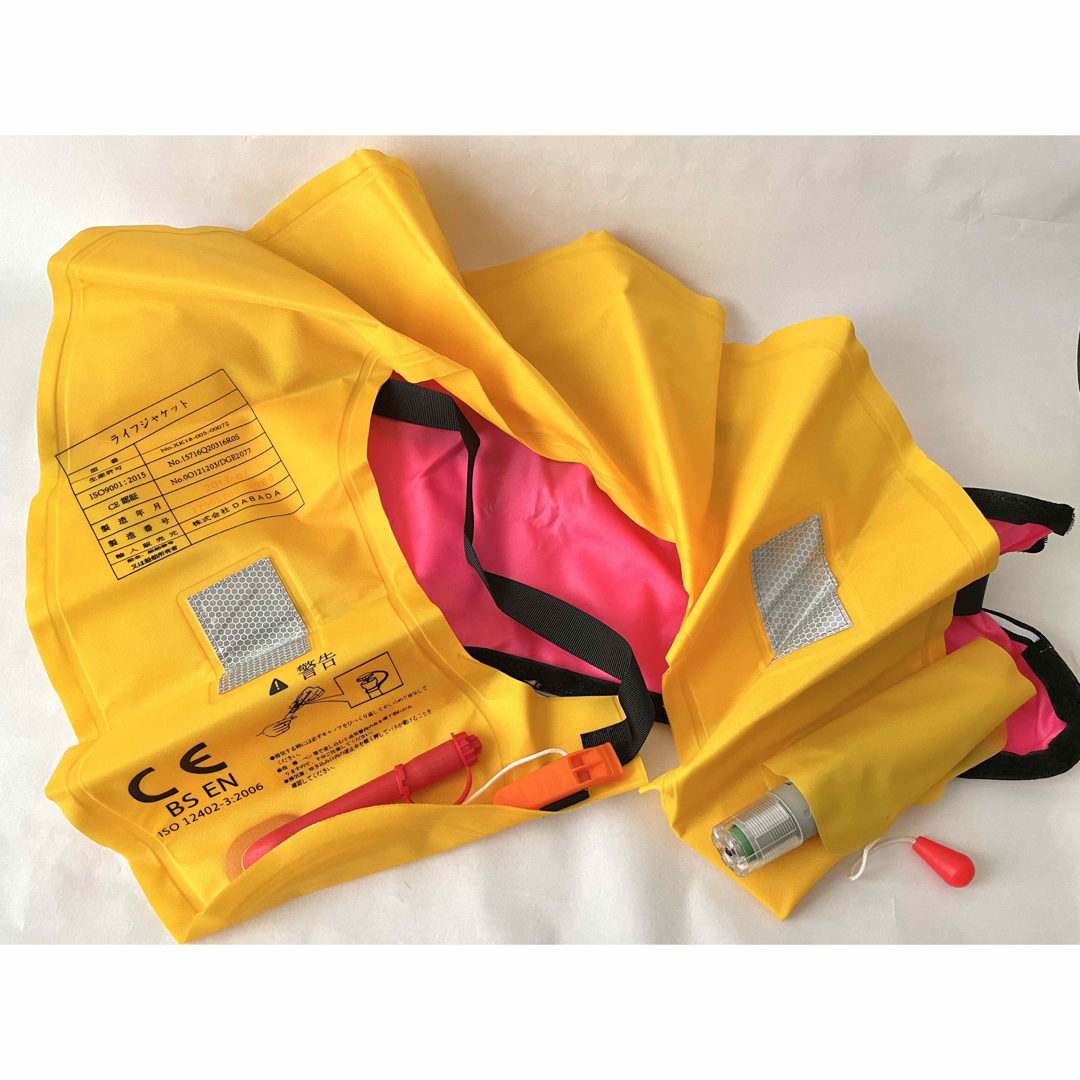 DABADA(ダバダ)のDABADA ライフジャケット インフレータブル ベルトタイプ 膨張式 救命胴衣 スポーツ/アウトドアのフィッシング(その他)の商品写真