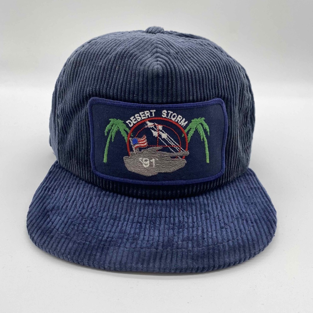 90s　ヴィンテージ　NEWERA ニューエラ　USA製　コーデュロイキャップ