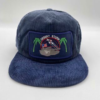 ニューエラー(NEW ERA)の90s　ヴィンテージ　NEWERA ニューエラ　USA製　コーデュロイキャップ(キャップ)