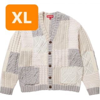 シュプリーム(Supreme)のSupreme Patchwork Cable Knit Cardigan(カーディガン)