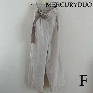 マーキュリーデュオ(MERCURYDUO)のMERCURYDUO（マーキュリーデュオ）  ラップ風ワイドパンツ(カジュアルパンツ)