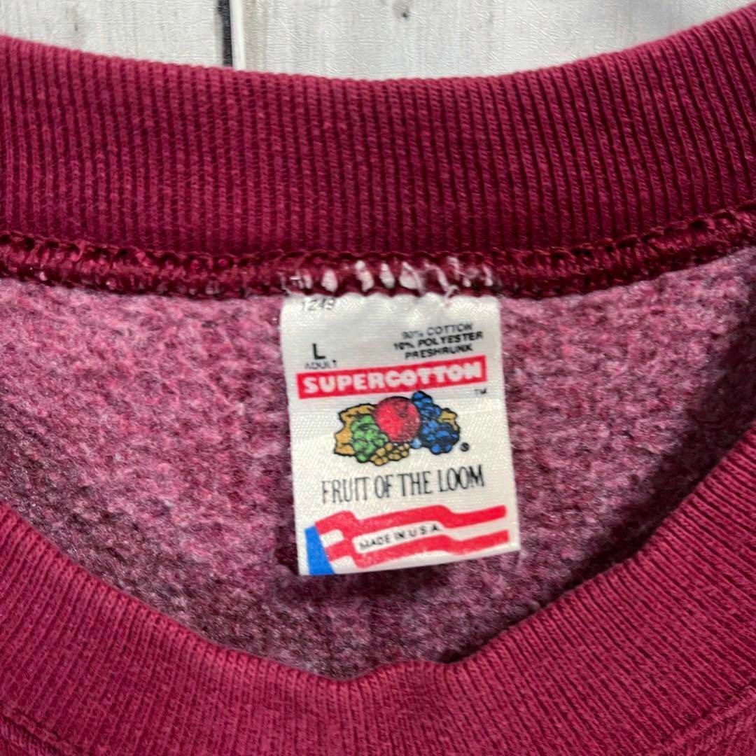 90sヴィンテージUSA製 WHISTLER刺繍スエットトレーナー サイズL