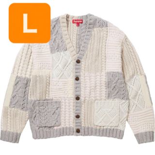 シュプリーム(Supreme)のSupreme Patchwork Cable Knit Cardigan(カーディガン)