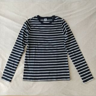 プチバトー(PETIT BATEAU)のプチバトー ボーダーロングスリーブTシャツ(長袖カットソー)(Tシャツ(長袖/七分))