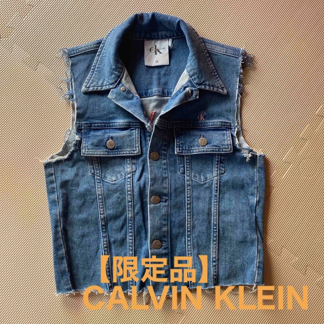 【限定品】CALVIN KLEIN のデニムベスト