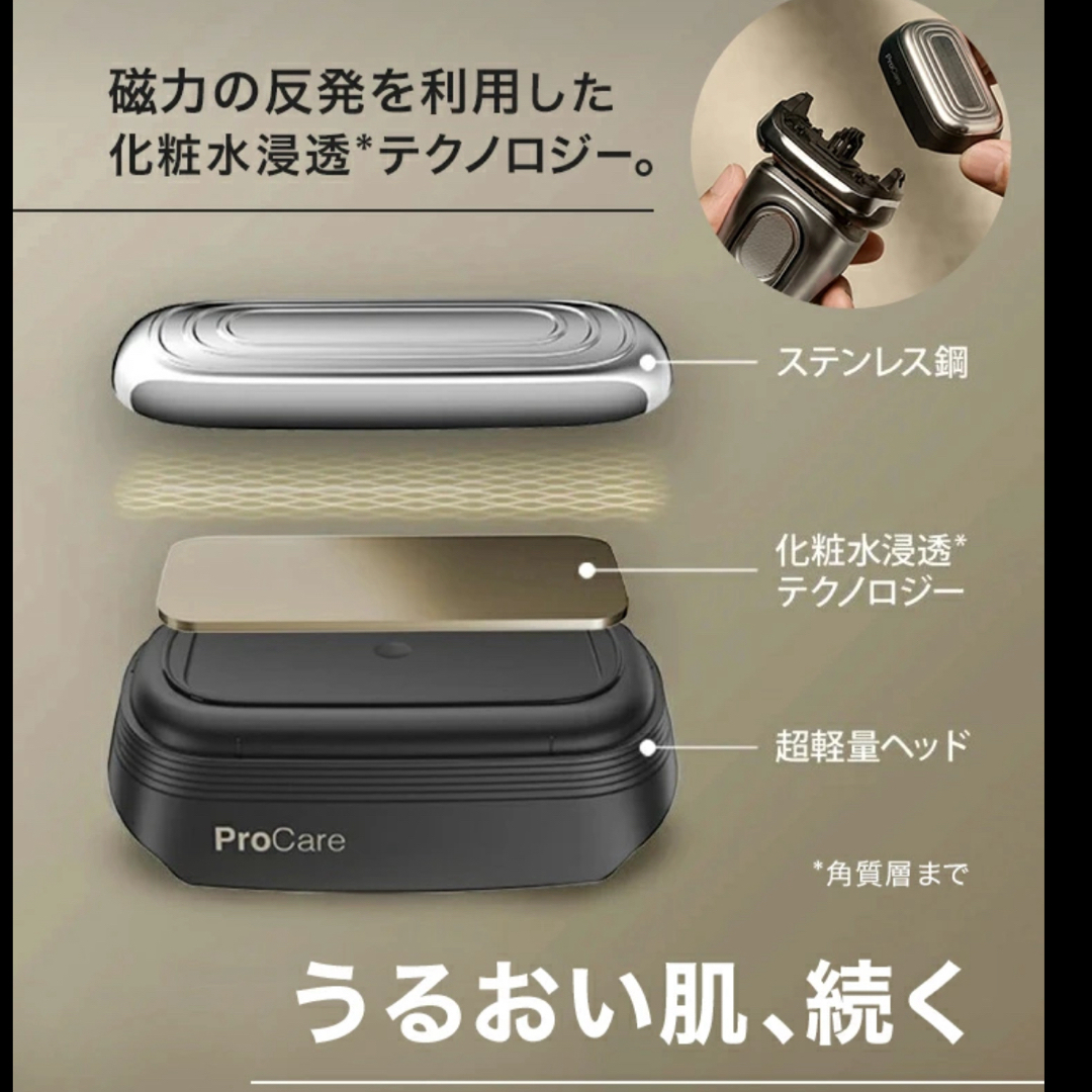 【新品】BRAUN シリーズ9Pro/9 専用 美顔器ヘッド プロケアヘッド