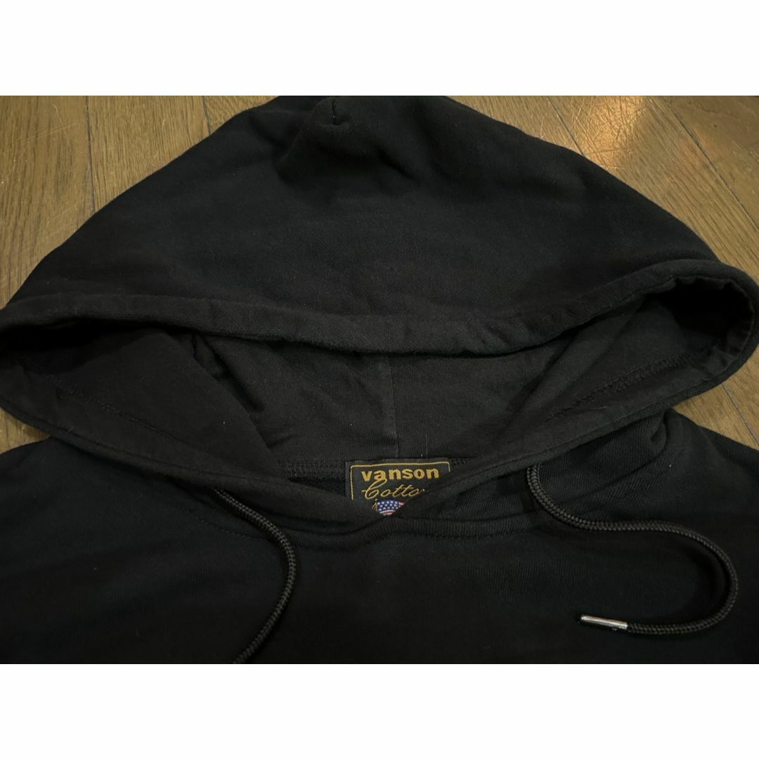 VANSON×LOWBLOW ロゴ 刺繍 プルオーバーパーカー M パーカー