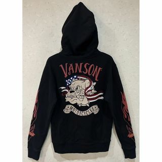 バンソン(VANSON)の＊VANSON×LOWBLOW ロゴ 刺繍 プルオーバーパーカー M(パーカー)