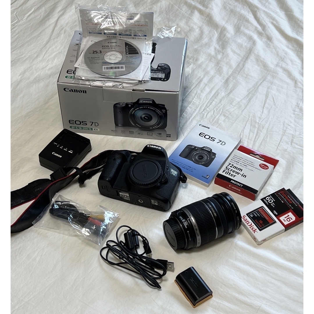 Canon EOS 7D キャノン7D 18-200mmレンズキット | フリマアプリ ラクマ