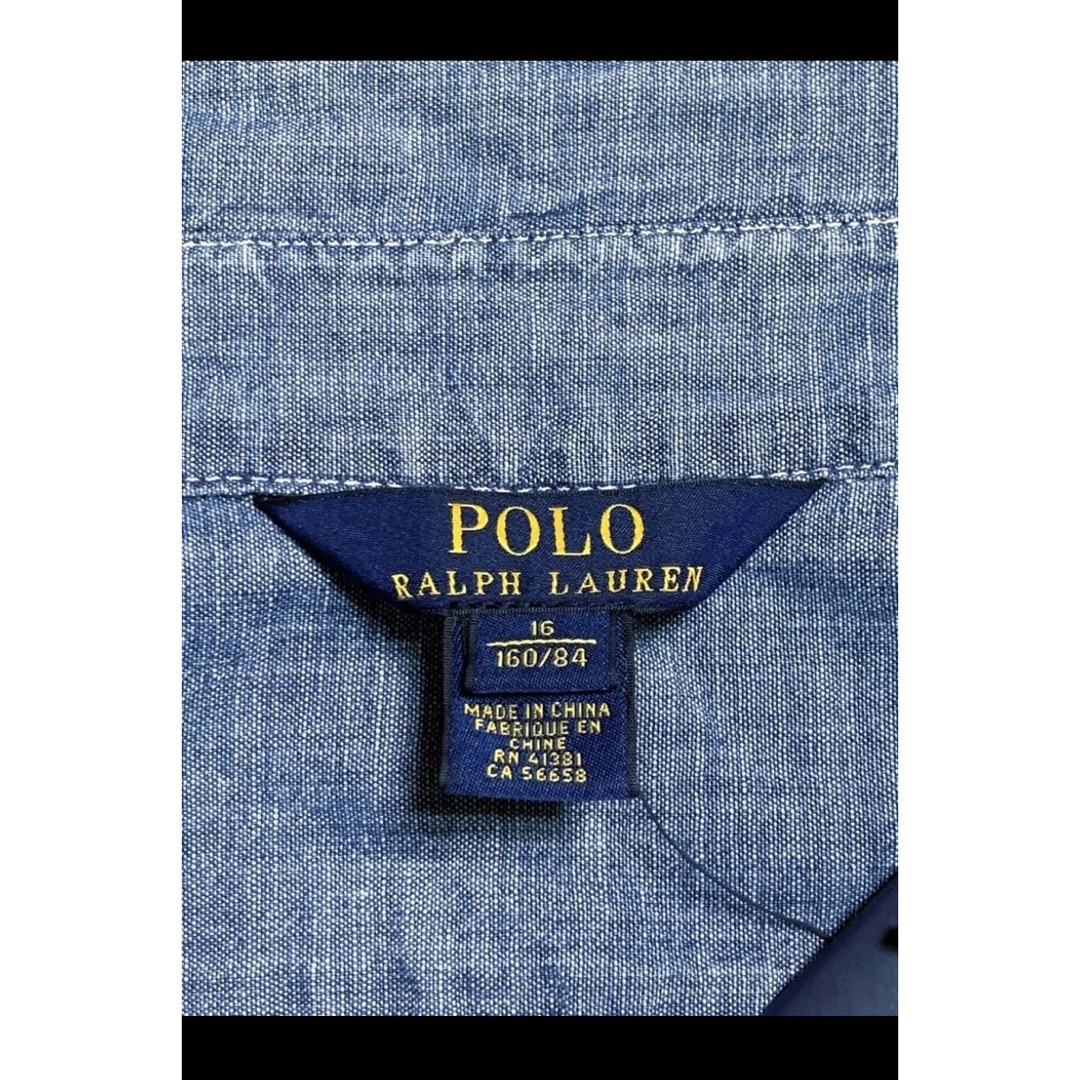 POLO RALPH LAUREN(ポロラルフローレン)の【新品】 ラルフローレン シャンブレー シャツ NO1483 レディースのトップス(シャツ/ブラウス(長袖/七分))の商品写真