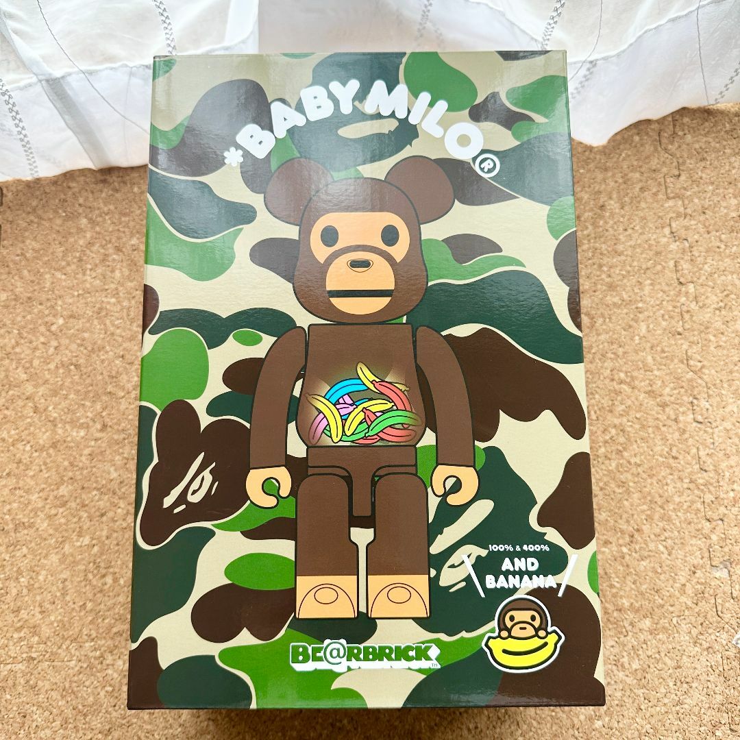 BE@RBRICK BABY MILO AND BANANA 100% 400%