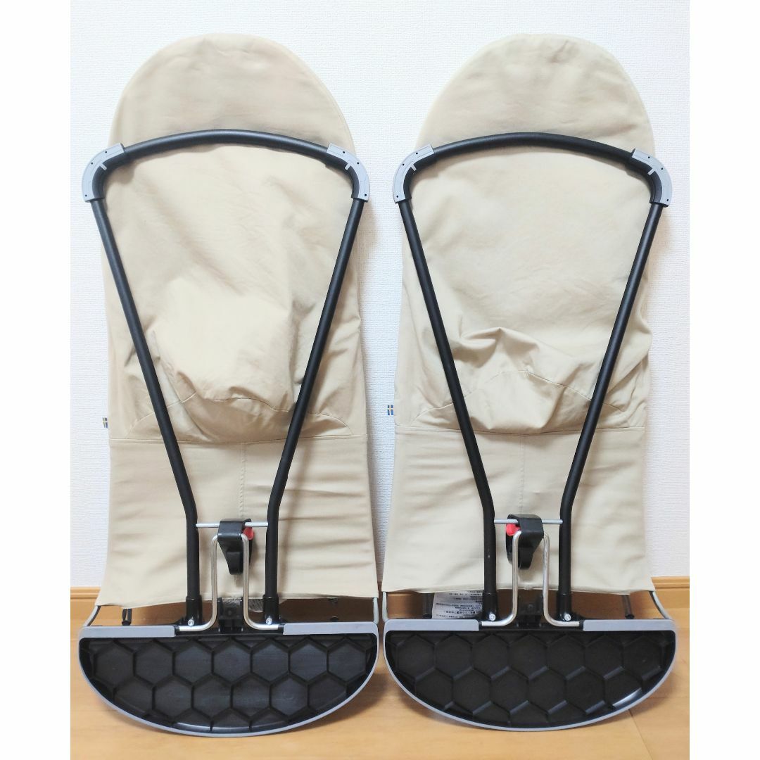 BABYBJORN(ベビービョルン)のなつ様専用　ベビービョルン バウンサー バランスソフト コットン カーキ キッズ/ベビー/マタニティの寝具/家具(ベビーベッド)の商品写真