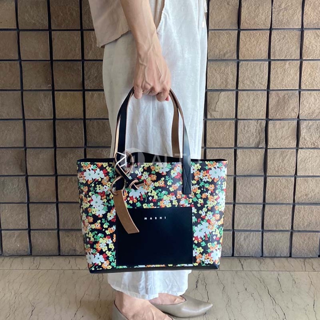 MARNI マルニ ピクニックバッグ　アザレアピンク 新品 マルニ マーケット