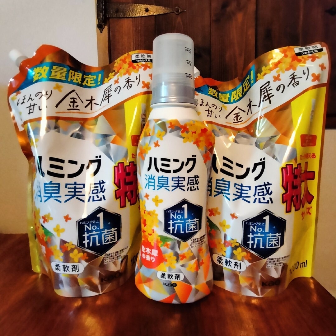 ハミング 消臭実感 ほんのり甘い金木犀の香り 詰め替え 特大1000ml×６袋