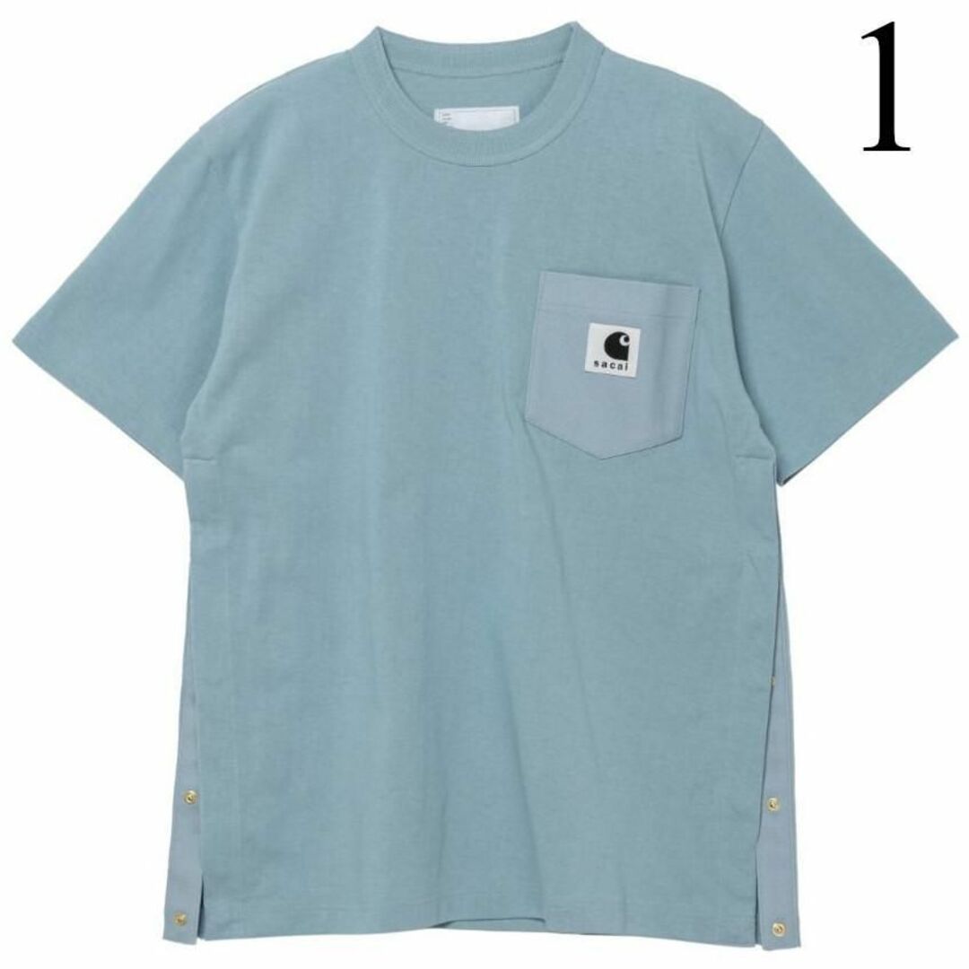 １　sacai × Carhartt WIP Tシャツ ネイビー 　サカイ　新品