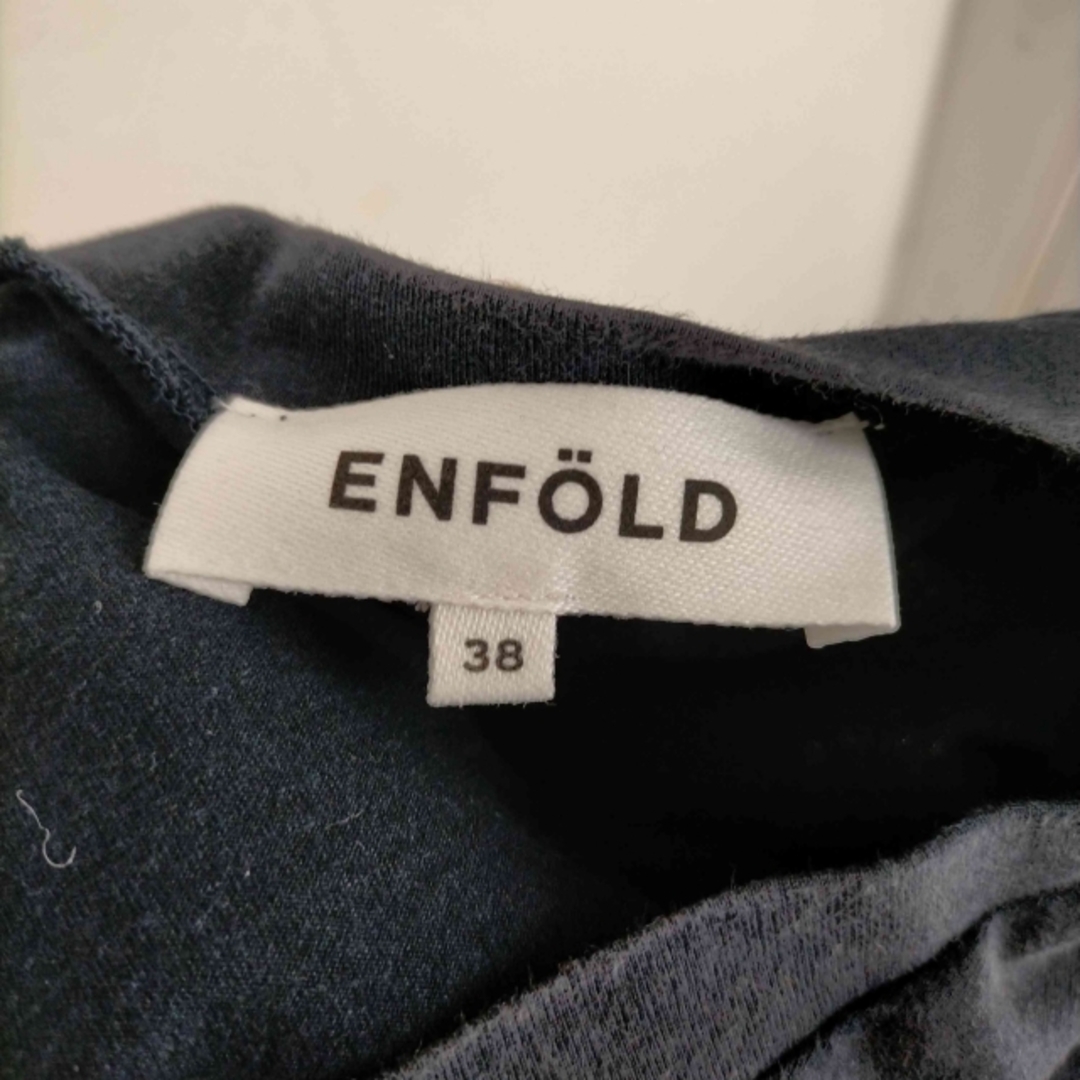 ENFOLD エンフォルド トロピカル レイヤードTシャツ キャミ＆カットソー-