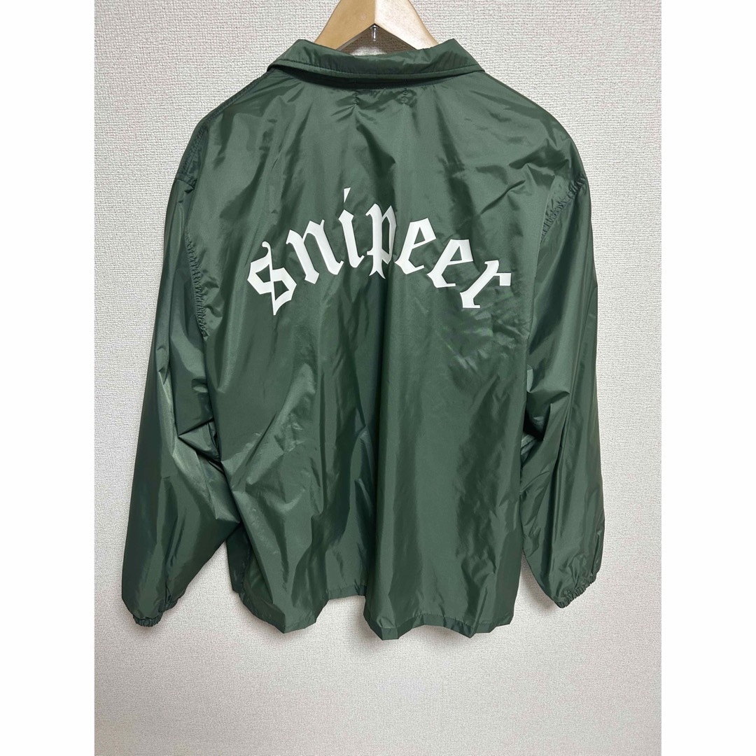 SNIPEER スナイパー　コーチジャケット　オリーブ　XL メンズのジャケット/アウター(ナイロンジャケット)の商品写真