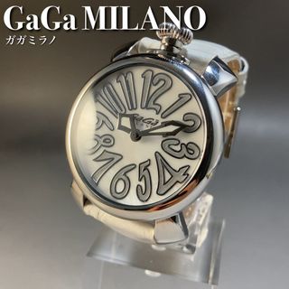 ガガミラノ(GaGa MILANO)のイタリアブランド男性用腕時計メンズウォッチガガミラノ5020マヌアーレ40(腕時計(アナログ))