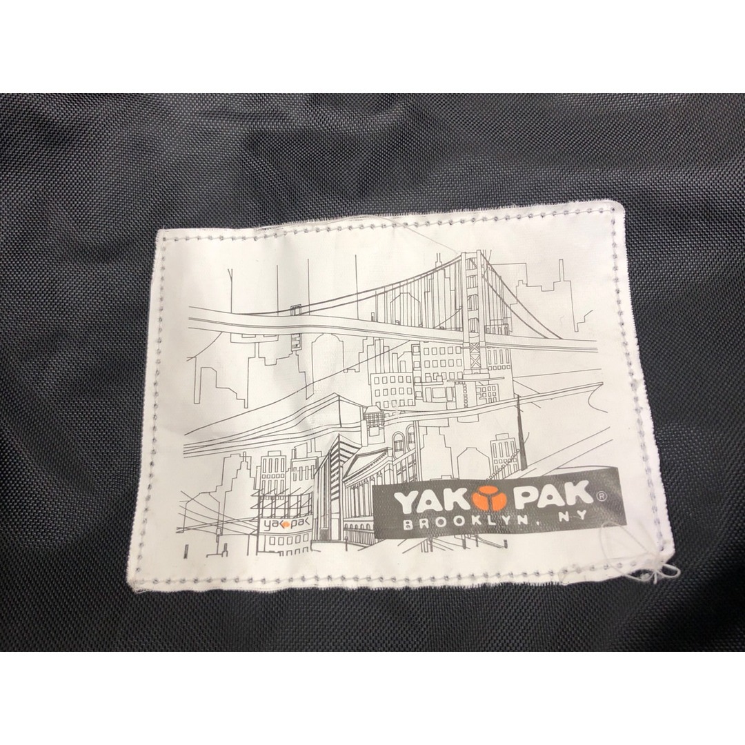 YAK PAK(ヤックパック)の〇〇YAKPAK ヤックパック メンズ バッグ リュック ブラック メンズのバッグ(その他)の商品写真