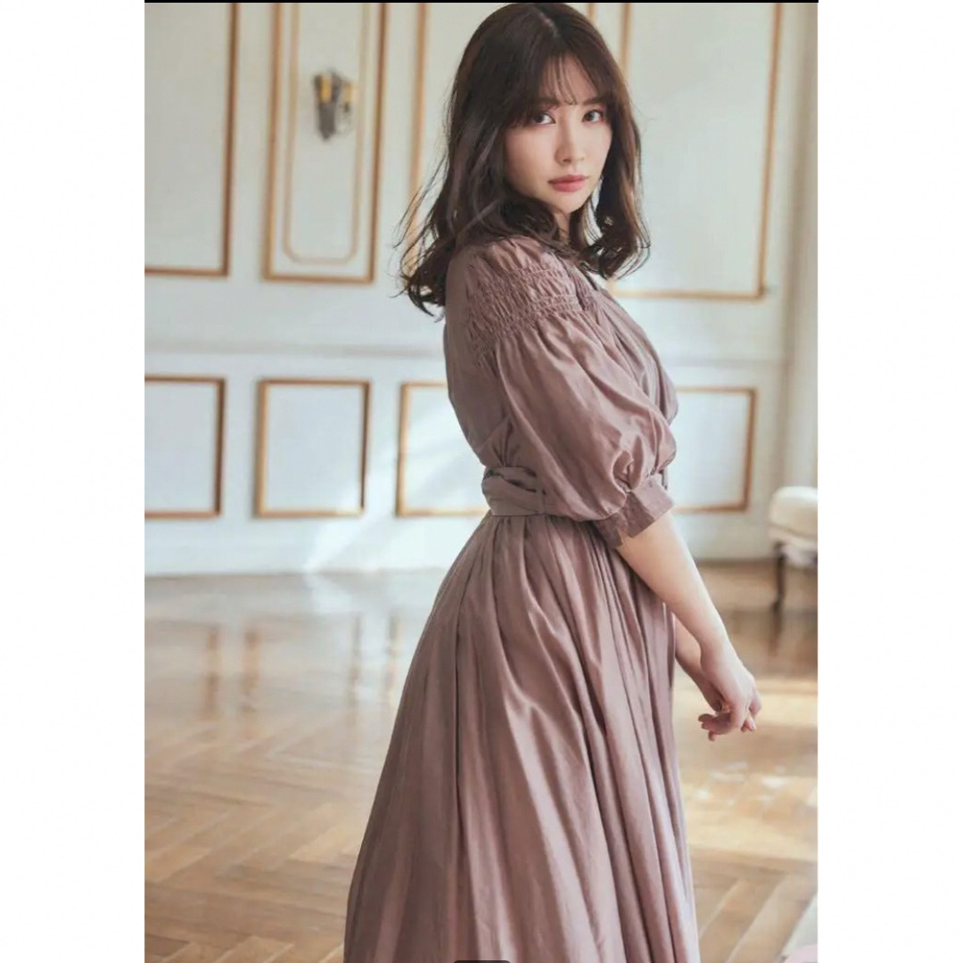 Airy Volume Sleeve Dress Her lip to