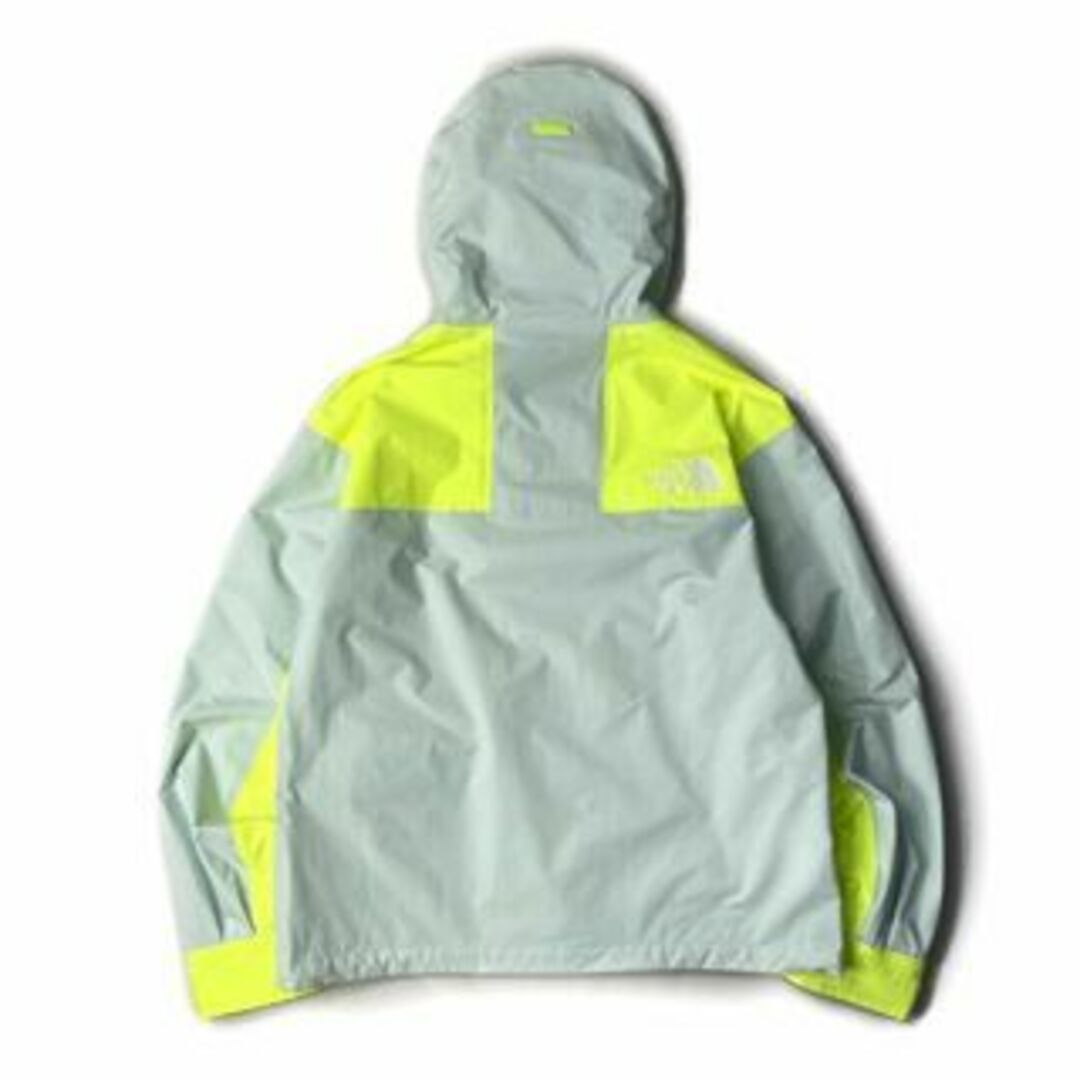 ノースフェイス マウンテンパーカー US限定 撥水(M)水色 黄 180915-