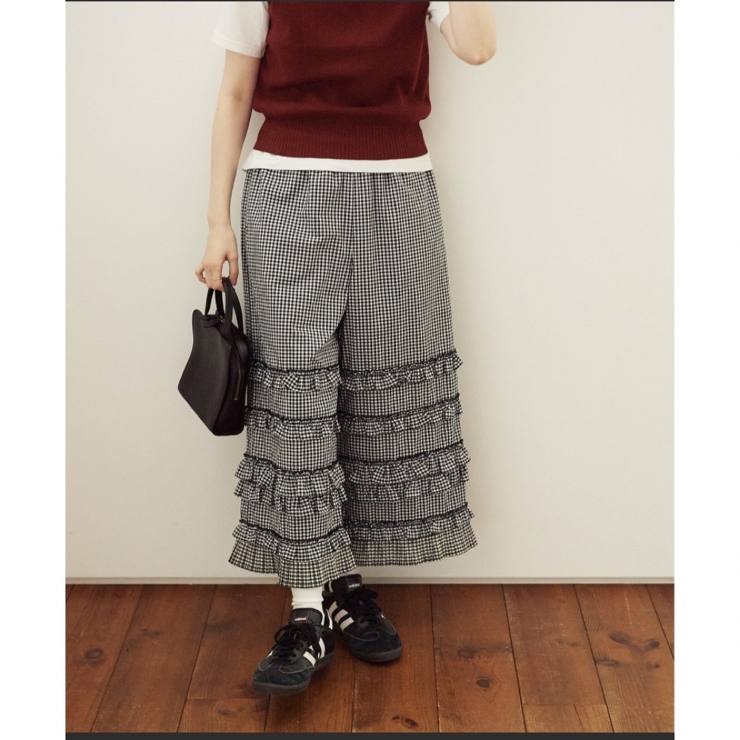 fig London(フィグロンドン)のDECO gingham pants   レディースのパンツ(カジュアルパンツ)の商品写真