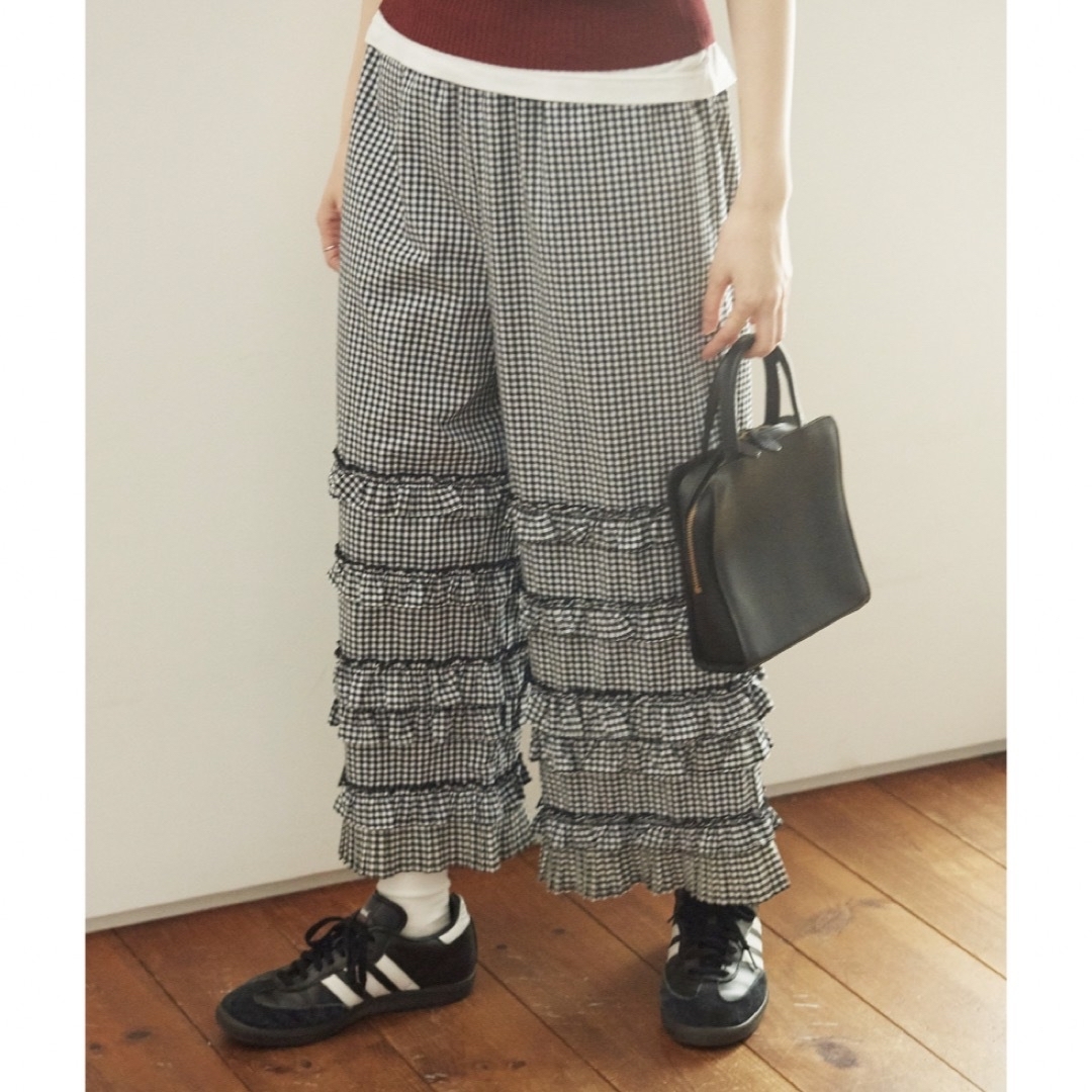 fig London(フィグロンドン)のDECO gingham pants   レディースのパンツ(カジュアルパンツ)の商品写真