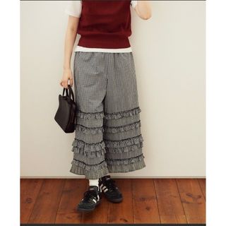 フィグロンドン(fig London)のDECO gingham pants  (カジュアルパンツ)