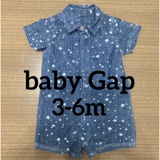 ベビーギャップ(babyGAP)のbaby Gap 星柄　半袖ロンパース(ロンパース)