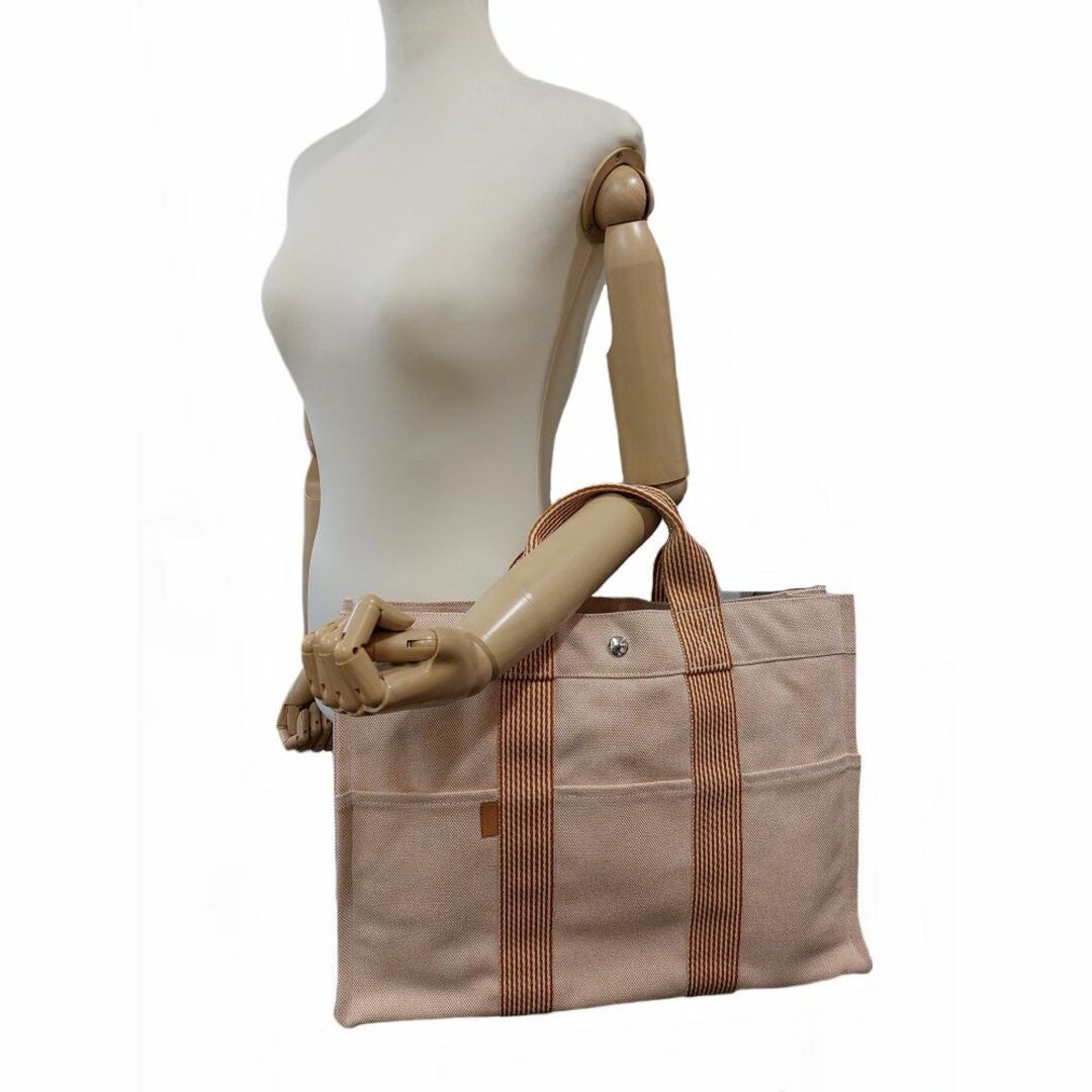 未使用品!HERMES【エルメス】ニューフールトゥ MM キャンバストート