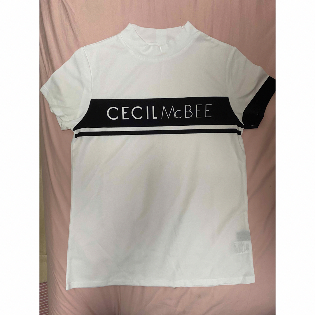 【新品未使用】CECIL McBEEモックネックシャツ(ゴルフウェア)
