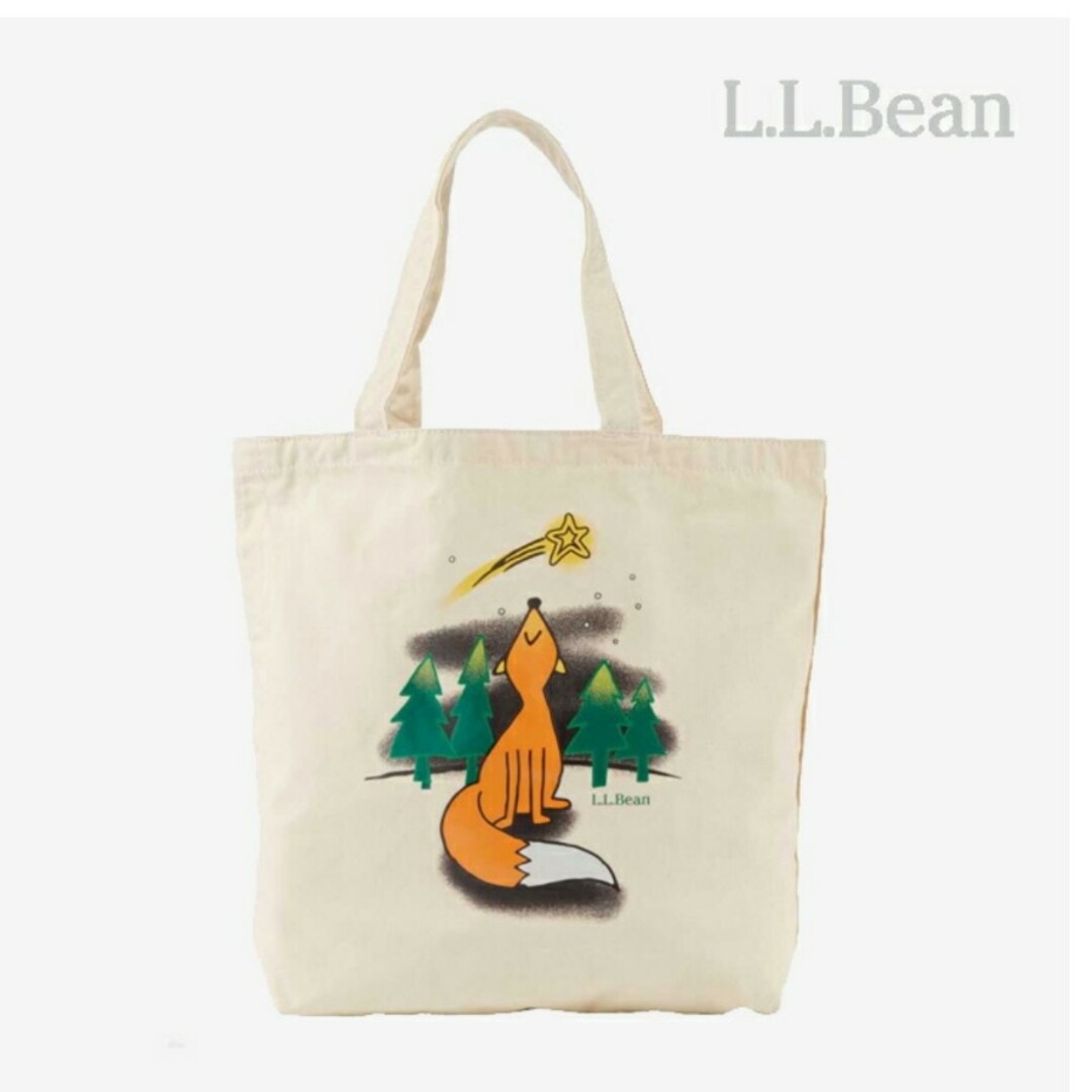 L.L.Bean(エルエルビーン)のコットン　キャンバス　生地　エルエルビーン　BEAN トート　バッグ　ショッパー レディースのバッグ(トートバッグ)の商品写真