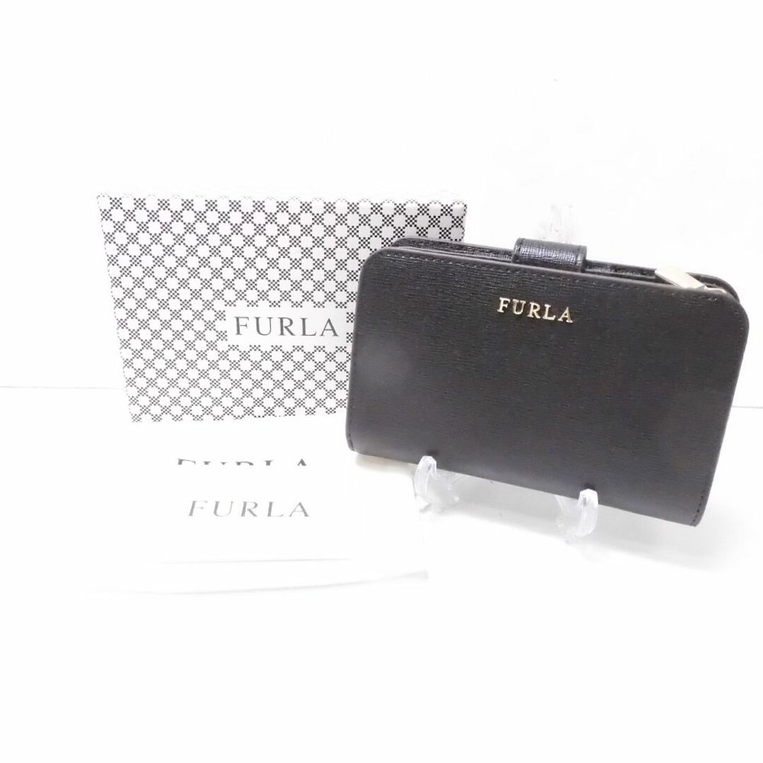 フルラ FURLA BABYLON バビロン 2折財布 ブラック レディース