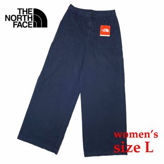 ザノースフェイス(THE NORTH FACE)の新品　Lサイズ　ザ・ノースフェイス　レディース クランベリーパンツ　ネイビー(カジュアルパンツ)